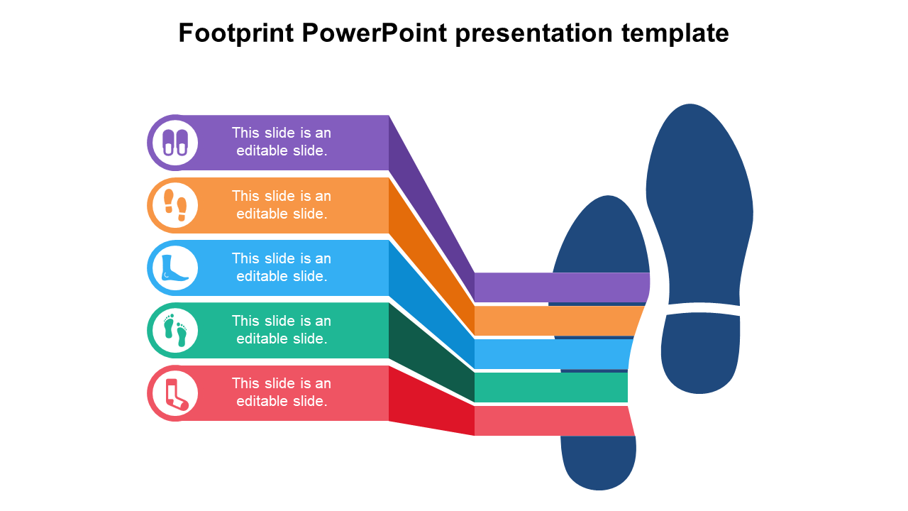 Footprint PowerPoint presentation template